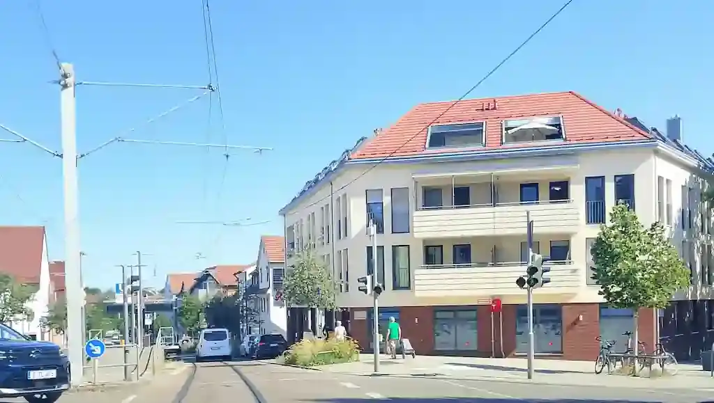 Straße im Einsatzgebiet Stuttgart-Freiberg