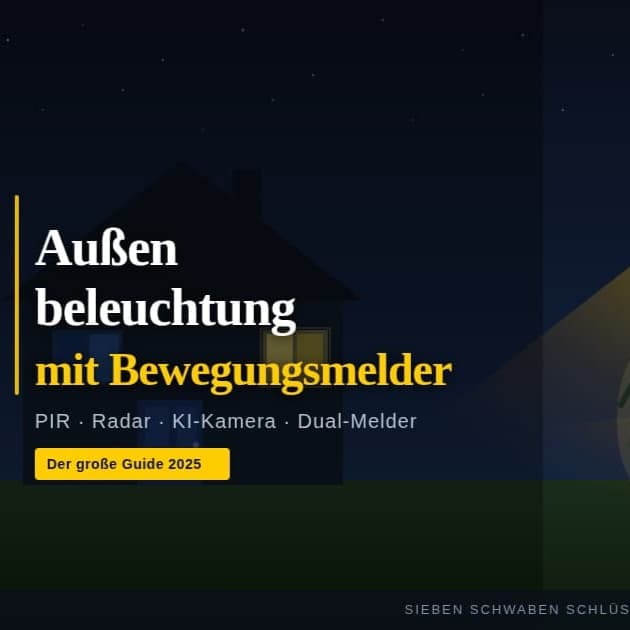 Bewegungsmelder außen: PIR, Radar, KI & Dual im Vergleich