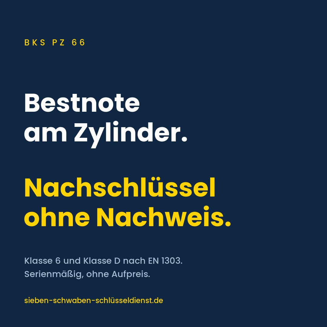Der BKS PZ 66 Schließzylinder im Überblick