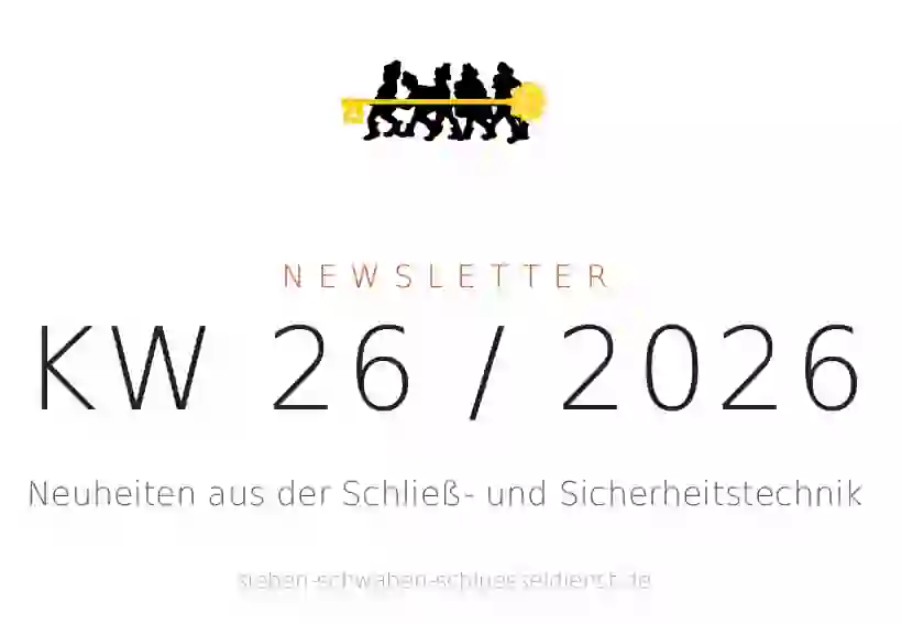 Neuheiten aus der Schließ- und Sicherheitstechnik, KW 26/2026